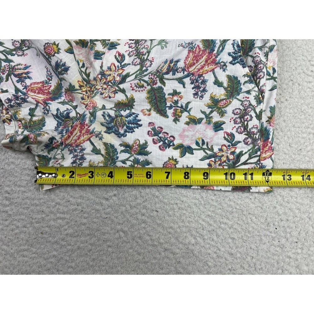 Madewell Chino Shorts Womens 8 Multicolor Floral Print Cotton 02275‎ Summer - Picture 11 of 12